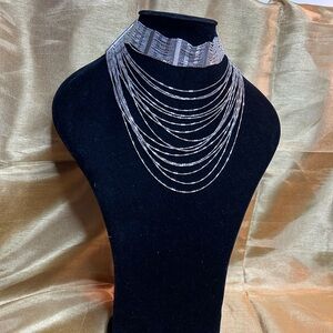 Natasha layered choker necklace